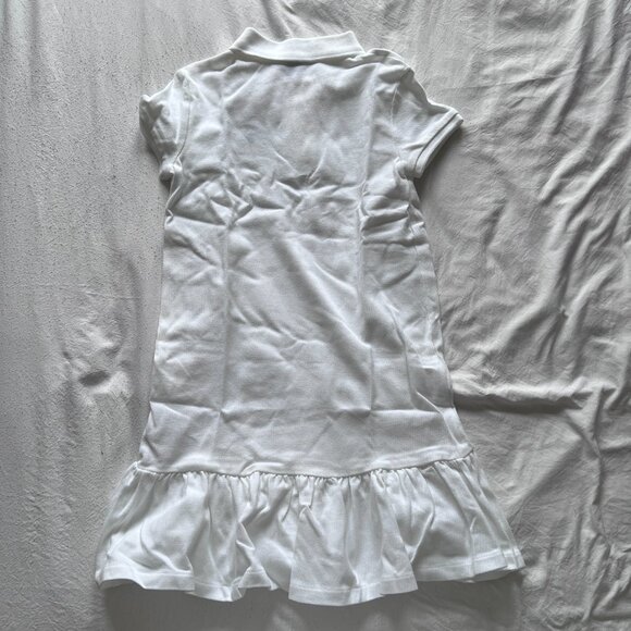 NWOT Polo Ralph Lauren Girls Cotton Mesh Polo Dress - Picture 5 of 8